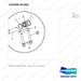 120106-01262 MOUNT GROUP;MAST - parts diagram, item 3 shown - genuine Doosan / Bobcat forklift part