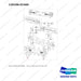 120106-01569 AXLE GROUP,STEER - full parts diagram, item 29 marked - genuine Doosan / Bobcat forklift part