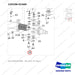 120106-01569 AXLE GROUP,STEER - parts diagram, item 29 shown - genuine Doosan / Bobcat forklift part