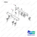 120106-02008 RAIL ASSY,FUEL;PSI 4.3L, DUAL FUEL - full parts diagram, item 6 marked - genuine Doosan / Bobcat forklift part