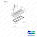 120106-02147 HEAD,CYLINDER;DN03 - full parts diagram, item 2 marked - genuine Doosan / Bobcat forklift part