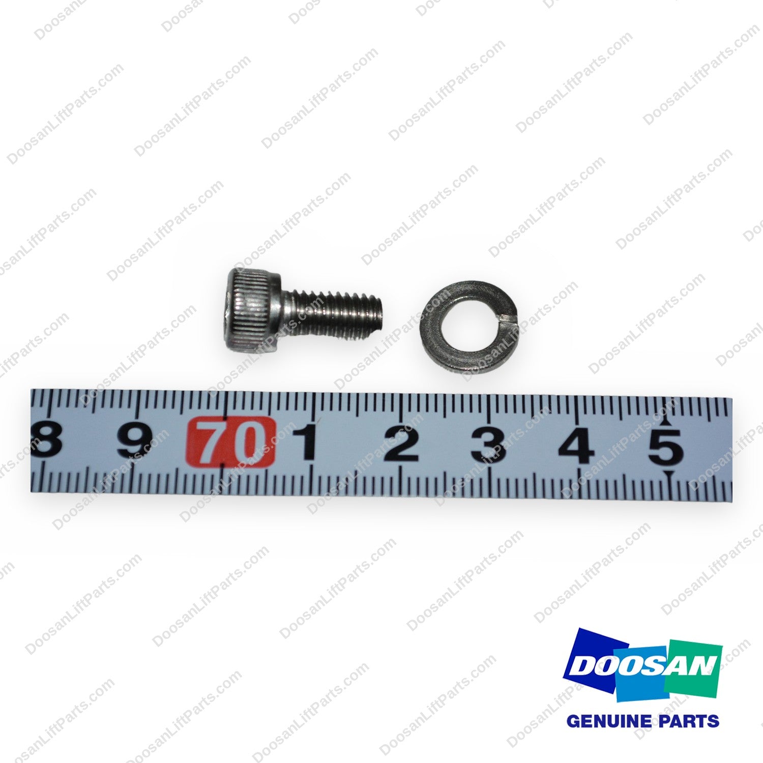 120107-00383 - Def Tank Bracket Socket Head Bolt Assembly - OEM Doosan Daewoo Bobcat