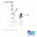 120107-00388 TANK,UREA - full parts diagram, item 16 marked - genuine Doosan / Bobcat forklift part