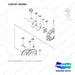 120107-00394 AXLE ASSY,DRIVE;LH - parts diagram, item 53 shown - genuine Doosan / Bobcat forklift part