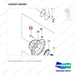 120107-00395 AXLE ASSY,DRIVE;LH - parts diagram, item 56 shown - genuine Doosan / Bobcat forklift part