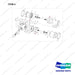 120107-00685 AXLE ASSY,DRIVE;KD20B_SINGLE - full parts diagram, item 4 marked - genuine Doosan / Bobcat forklift part