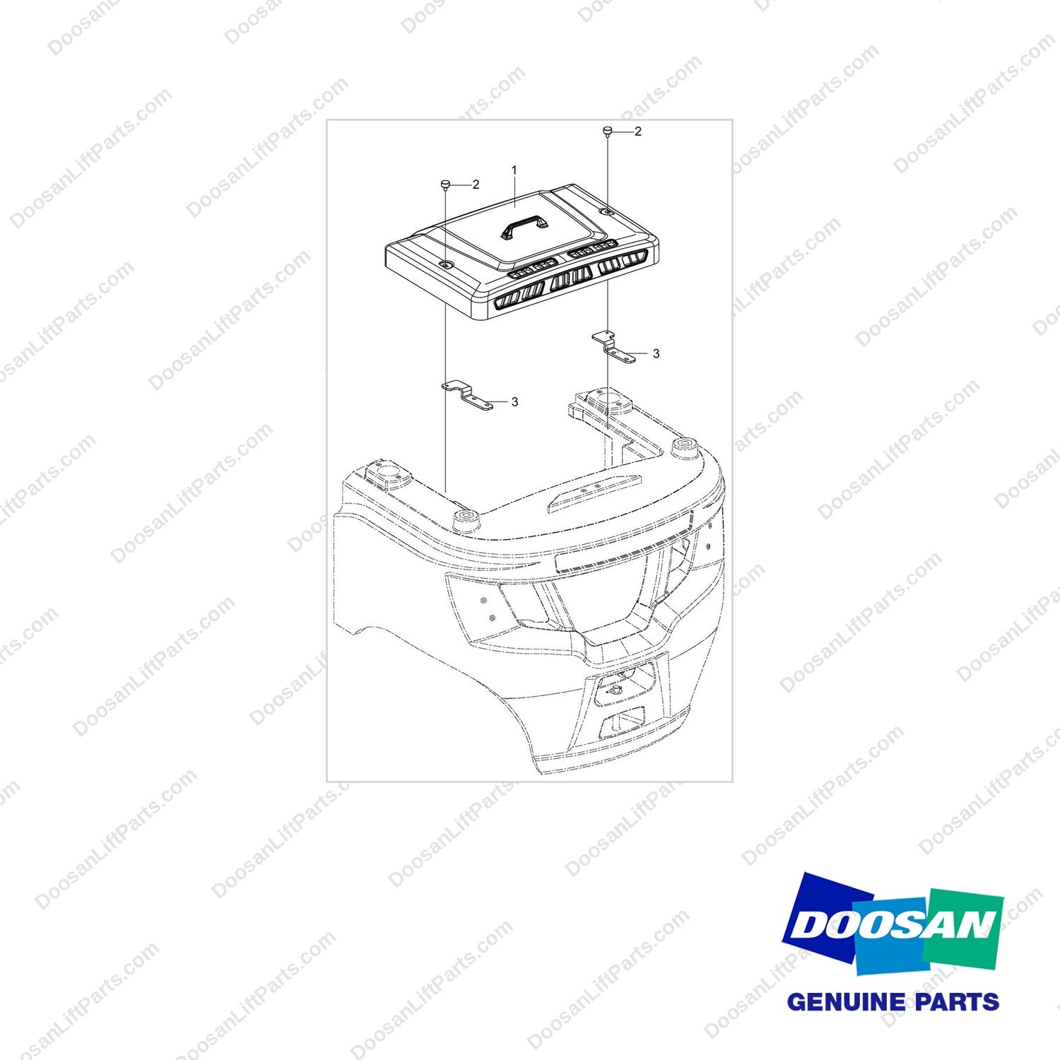 120109-00014 - full parts diagram - genuine Doosan / Bobcat forklift part