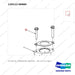 120112-00684 KIT;GM3.0L_THERMOSTAT HOUSING - parts diagram, item 3 shown - genuine Doosan / Bobcat forklift part