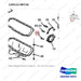120112-00716 BASE ENGINE GROUP_02;GM3.0L - parts diagram, item 76 shown - genuine Doosan / Bobcat forklift part