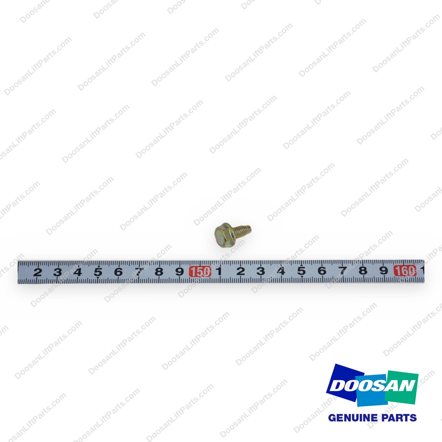 120112-01500 - 2.4L Flange Bolt - OEM Doosan Daewoo Bobcat