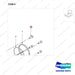 120112-01987 LINE GROUP,FUEL;PSI 4.3L - parts diagram, item 9 shown - genuine Doosan / Bobcat forklift part