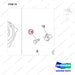 120112-02062 COVER,FRONT - parts diagram, item 18 shown - genuine Doosan / Bobcat forklift part