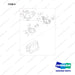 120112-02064 COVER,FRONT - full parts diagram, item 9 marked - genuine Doosan / Bobcat forklift part
