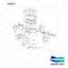 120112-02281 CASE,TRANSMISSION - full parts diagram, item 25 marked - genuine Doosan / Bobcat forklift part