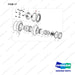 120112-02290 HUB ASSY - full parts diagram, item 17 marked - genuine Doosan / Bobcat forklift part