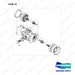120112-02298 AXLE ASSY,DRIVE;KD10A - full parts diagram, item 10 marked - genuine Doosan / Bobcat forklift part