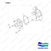 120112-02458 WATER PUMP GP - full parts diagram, item 3 marked - genuine Doosan / Bobcat forklift part
