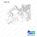 120112-02460 FAN GP - full parts diagram, item 1-05 marked - genuine Doosan / Bobcat forklift part