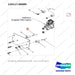 120117-00089 KIT;GM3.0L_FUSE BOX/ECU MTG - parts diagram, item 5 shown - genuine Doosan / Bobcat forklift part