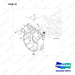 120117-00385 HOUSING GROUP,FLYWHEEL;DN03 - full parts diagram, item 16 marked - genuine Doosan / Bobcat forklift part