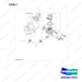 120122-00091 THERMOSTAT - full parts diagram, item 3 marked - genuine Doosan / Bobcat forklift part