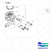 120122-00091 THERMOSTAT - parts diagram, item 3 shown - genuine Doosan / Bobcat forklift part