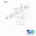 120202-00655 CHARGER KIT,TURBO;DN03 - full parts diagram, item 8 marked - genuine Doosan / Bobcat forklift part