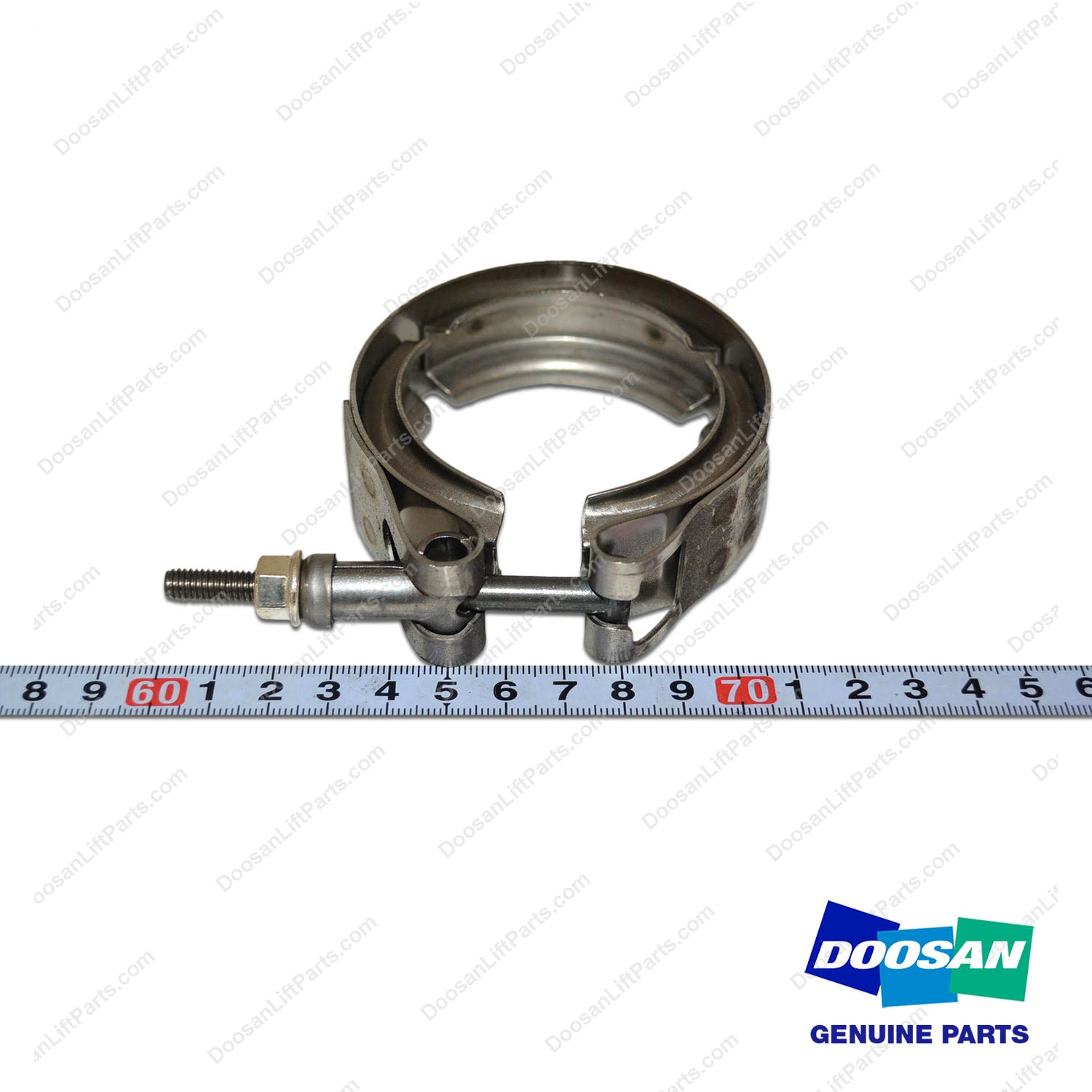 Clamp ASSY,Exhaust - Doosan Forklift Part 120203-00495