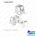 120203-00791 FULL CABIN - full parts diagram, item 57 marked - genuine Doosan / Bobcat forklift part