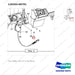 120203-00791 FULL CABIN - parts diagram, item 57 shown - genuine Doosan / Bobcat forklift part