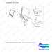 120203-01320 CABIN,MODULAR;FRONT,B15T - full parts diagram, item 10 marked - genuine Doosan / Bobcat forklift part