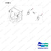 120203-01364 REAR VIEW MIRROR;CAB - full parts diagram, item 3 marked - genuine Doosan / Bobcat forklift part