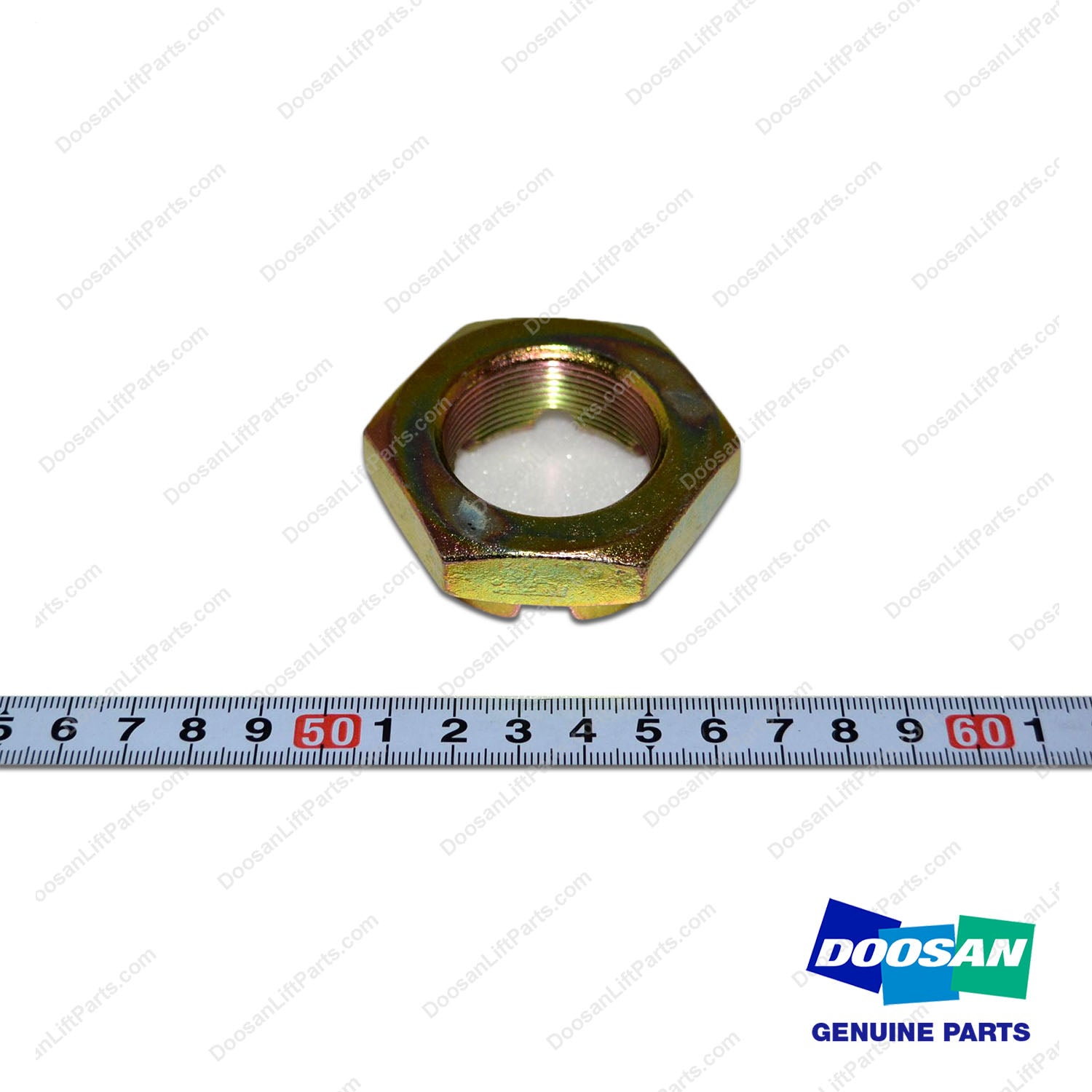 Nut,Castle;s/a - Doosan Forklift Part 120302-00001