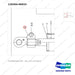 120304-00033 CYLINDER ASSY,TILT - parts diagram, item 14 shown - genuine Doosan / Bobcat forklift part