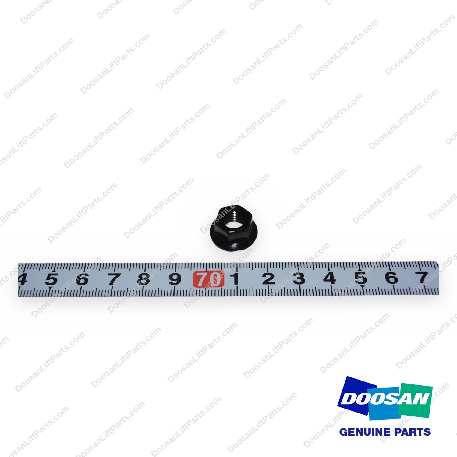 120305-00017 - HMC2.4L Flange Nut - OEM Doosan Daewoo Bobcat