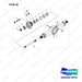 120307-00213 HUB ASSY - full parts diagram, item 48 marked - genuine Doosan / Bobcat forklift part