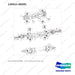 120311-00291 AXLE GROUP,STEER - full parts diagram, item 19 marked - genuine Doosan / Bobcat forklift part