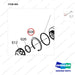 120402-00540 RETAINER;PARKING BRAKE - parts diagram, item 608 shown - genuine Doosan / Bobcat forklift part