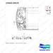 120402-00576 PANEL,CONTROL - parts diagram, item 8 shown - genuine Doosan / Bobcat forklift part