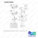 120402-00664 LINE GROUP,ATTACHMENT;FFT, 4WAY - full parts diagram, item 22 marked - genuine Doosan / Bobcat forklift part