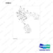 120402-00702 INJECTION PIPE - full parts diagram, item 8 marked - genuine Doosan / Bobcat forklift part