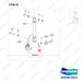 120402-00743 ADJUSTER;ARMREST GP - parts diagram, item 22 shown - genuine Doosan / Bobcat forklift part