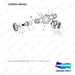 120501-00163 AXLE ASSY,DRIVE;ODB,D160 - full parts diagram, item 12 marked - genuine Doosan / Bobcat forklift part