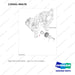 120501-00478 INJECTION PUMP DRIVE - full parts diagram, item 3 marked - genuine Doosan / Bobcat forklift part