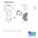 120501-00478 INJECTION PUMP DRIVE - parts diagram, item 3 shown - genuine Doosan / Bobcat forklift part