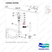 120501-05358 AXLE GROUP,STEER - parts diagram, item 6 shown - genuine Doosan / Bobcat forklift part