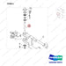 120501-05575 AXLE GROUP,STEER;STANDARD WHEEL,D70S-9 - parts diagram, item 4 shown - genuine Doosan / Bobcat forklift part