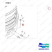 120501-06113 COUNTER WEIGHT GP;D50C-9 T5 55KW,BOBCAT - parts diagram, item 5 shown - genuine Doosan / Bobcat forklift part