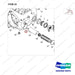 120501-06123 HOUSING,AXLE;MIDDLE - parts diagram, item 23 shown - genuine Doosan / Bobcat forklift part