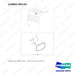 120601-00110 MIRROR GP,REAR VIEW - full parts diagram, item 1 marked - genuine Doosan / Bobcat forklift part
